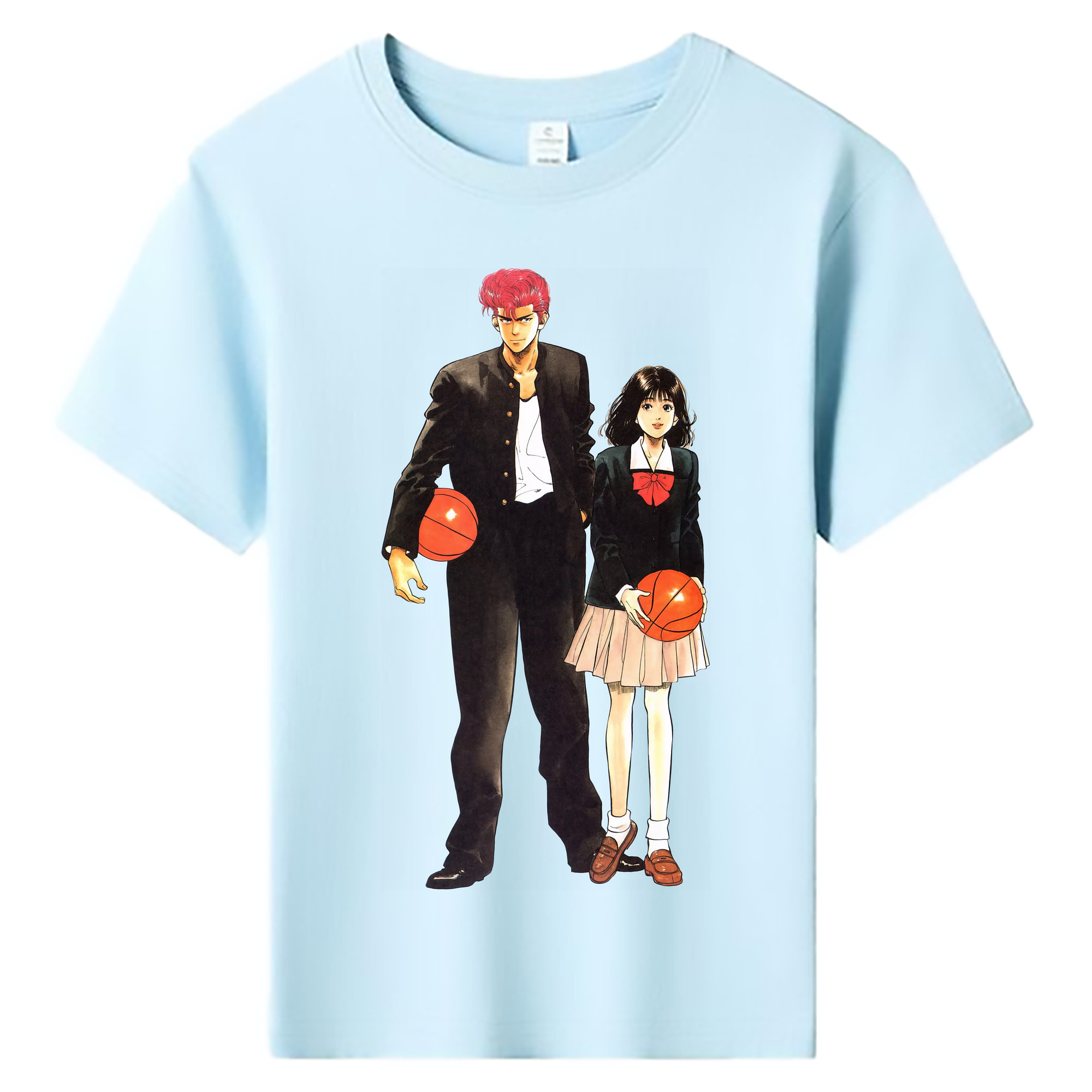 （画像用） SLAM DUNK／スラムダンク 綿100％キッズTシャツ（フロントプリント）